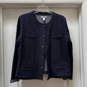 Bass knit denim jacket